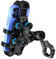 VAZESWIN front view on handlebar showing stable phone hold and ride confidence
