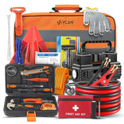 VCAN ACTIVE front packaging showing organized emergency kit and easy storage benefit
