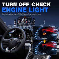 VDIAGTOOL VD30 Pro tactile buttons and easy one‑click controls