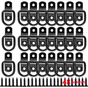 VEEBELL front view of 24-pack D rings showing full kit and benefit sturdy anchors