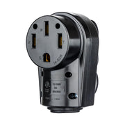 Veepeak front view of NEMA 14-50R female plug showing durable face and prongs for reliable connection