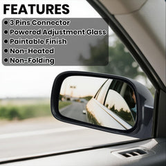 vefix mirror mounted on door scale demonstrating correct sizing benefit