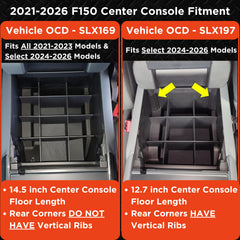 Vehicle OCD close-up of interlocking divider detail highlighting precise fit and durability