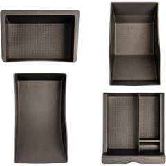 Vehicle OCD front view tray set showing neat compartments and quick access benefits