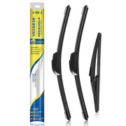 VEIGEIR packaged 3-pack wipers showing complete set and benefit of full replacement