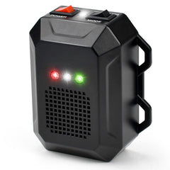 Vekibee remote control in hand demonstrating convenient remote activation