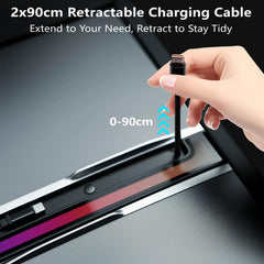 Vellhezy RGB ambient lighting casting selectable colored mood light