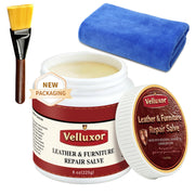 Velluxor front tin 8oz showing label and packaging benefit: easy storage