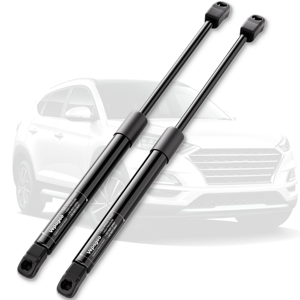 Vepagoo front hood struts packaging showing new replacement benefits