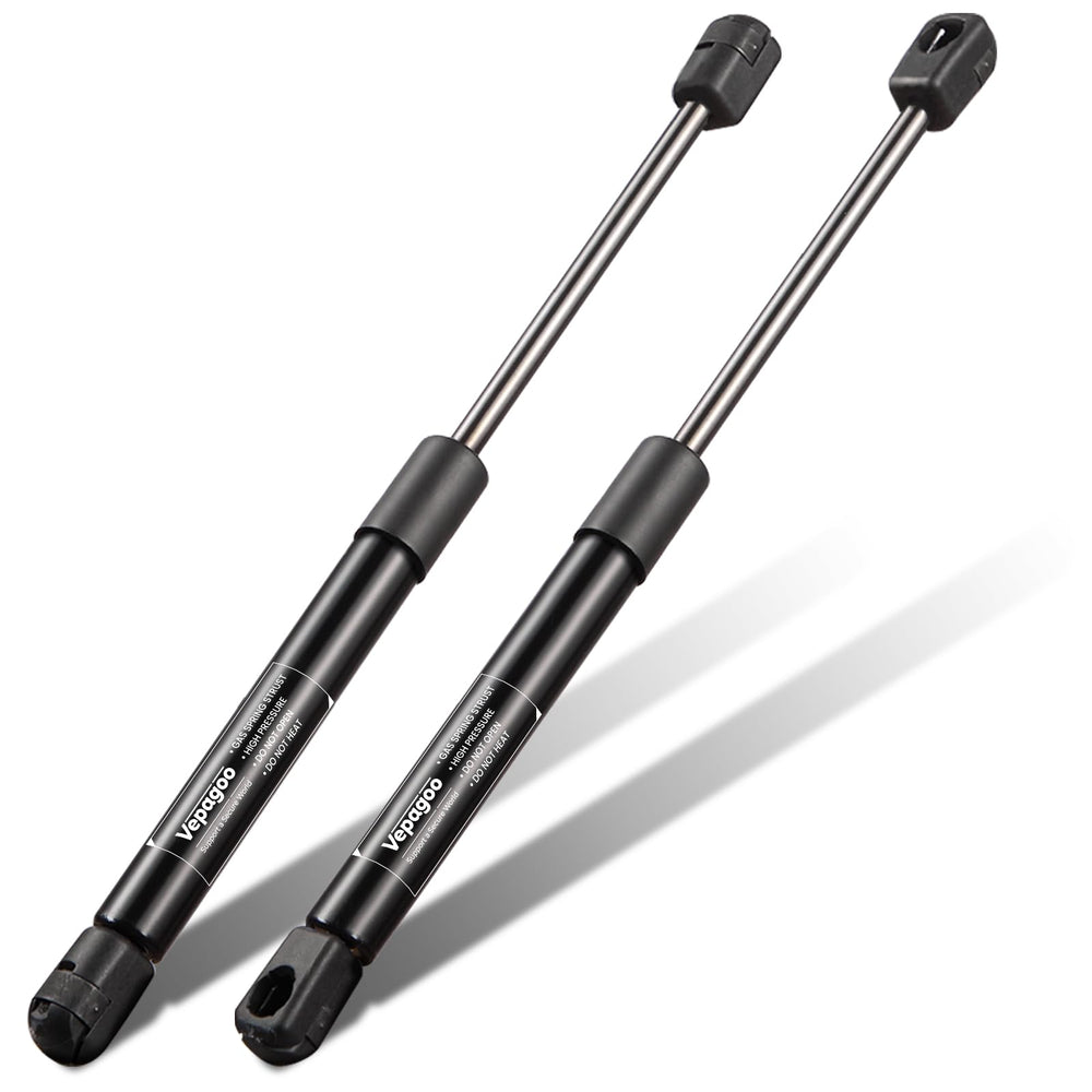 Vepagoo front view of the gas strut pair showing fit and finish benefits