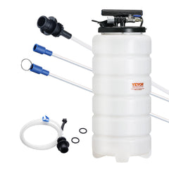 VEVOR 15L extractor front view showing tank and pump for fast fluid removal