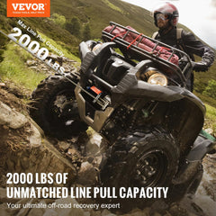 VEVOR close-up of 5/32 in seven-strand steel cable showing toughness and corrosion resistance