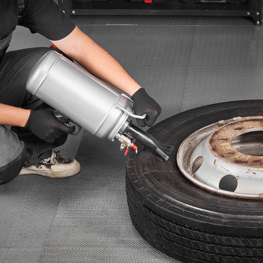 VEVOR bead seater front view showing compact design and easy access trigger
