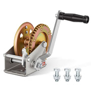 VEVOR front view of winch showing compact design and reliable pulling power