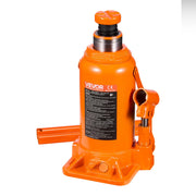 VEVOR front view of 20-ton jack showing compact footprint and easy storage