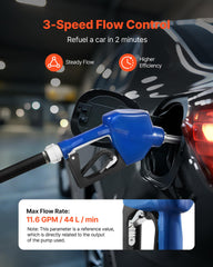 VEVOR trigger and 3-speed lock close-up enabling flow control and hands-free operation