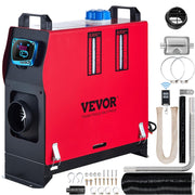 VEVOR diesel heater front unit showing compact design and reliable warmth