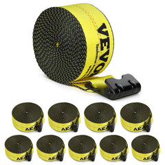 VEVOR front view of flat steel hook showing secure attachment and easy access