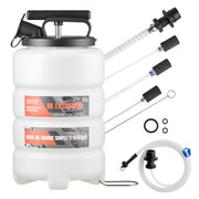 VEVOR front view of extractor showing sealed tank and pump for clean fluid collection