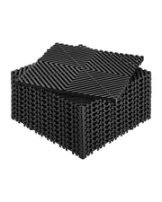 VEVOR front view of packaged 12-piece drainage mat showing contents and benefit