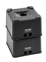 VEVOR front view of two jack blocks showing durable design and easy storage