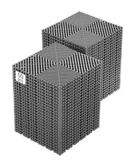 VEVOR front packaging showing 50 tiles and benefits of modular drainage