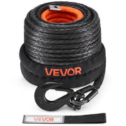 VEVOR front view of packaged winch rope, shows complete kit benefit