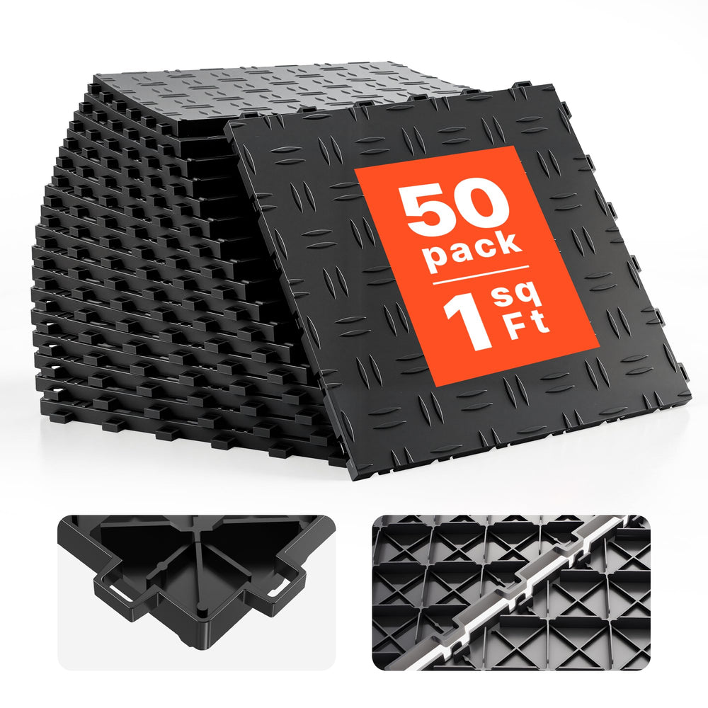 VEVOR front packaging showing 50-pack and product benefits for fast installation