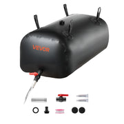 VEVOR front view of 30 gal bladder showing capacity and sturdy shape for reliable storage