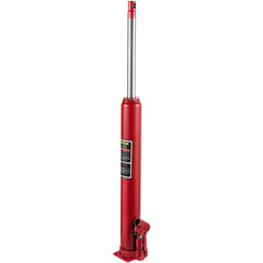 VEVOR front view of long ram jack showing compact power and clear capacity