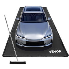 VEVOR front view mat installed showing full coverage and floor protection