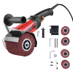 VEVOR front view of polisher showing compact design and strong performance