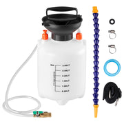 VEVOR pump front view showing funnel and clean transfer benefit