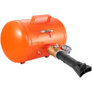 VEVOR front view of 5 gal tank showing compact, durable design and quick seating benefit