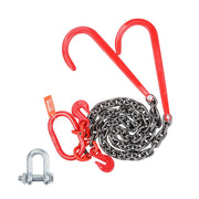 VEVOR front view of G80 bridle chain showing full assembly and heavy-duty hooks