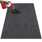 VEVOR garage mat front packaging showing durable roll and dimensions