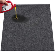 VEVOR front view of garage mat showing full coverage and benefit of floor protection
