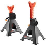VEVOR front view of jack stands showing stable pair and heavy-duty capacity