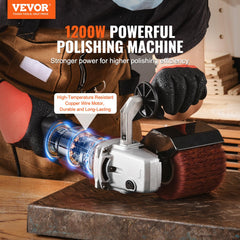 VEVOR copper motor close-up highlighting heat-resistant construction and durability