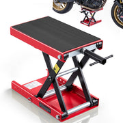 VEVOR front view showing jack ready to lift with strong stability