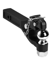 VEVOR pintle hook front view showing robust hitch and compatibility benefit
