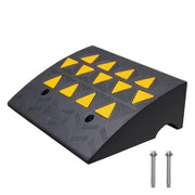 VEVOR front view of curb ramp showing compact footprint and durable build for easy placement