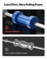 VEVOR stainless chain detail showing corrosion resistance and flexible routing benefit