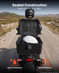 VEVOR ergonomic backrest detail offering passenger comfort on rides