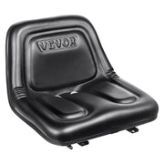 VEVOR tractor seat front view showing padding and cover, improves operator comfort