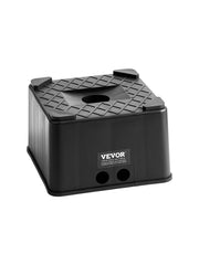 VEVOR front view of jack block showing stable wide base and quick placement