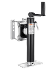 VEVOR front view of trailer jack showing sturdy frame and capacity benefit