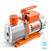 VEVOR vacuum pump front view showing compact reliable design