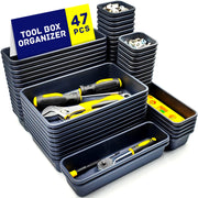 Vexercisehoop front packaging showing full 47-piece tray set and contents