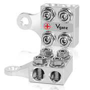 Vgate front view showing paired 8-way terminal blocks and neat connections benefit